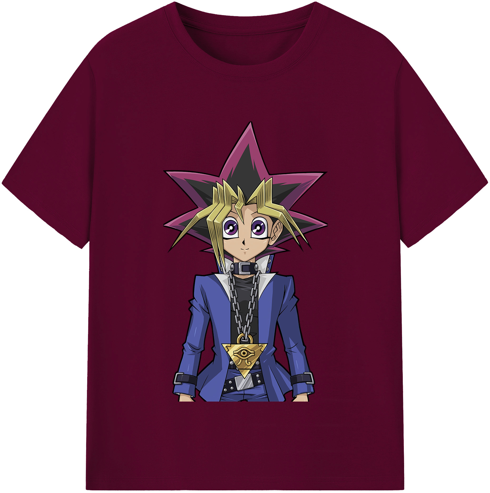 （画像用） 遊☆戯☆王 Yu-Gi-Oh! レディースカジュアルプリントTシャツ（綿100％）